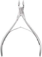 Jestilo Professional Cuticle Nippers Scissors Cutters - Stainless Steel Nail Care Tool for Manicure & Pedicure (Silver)