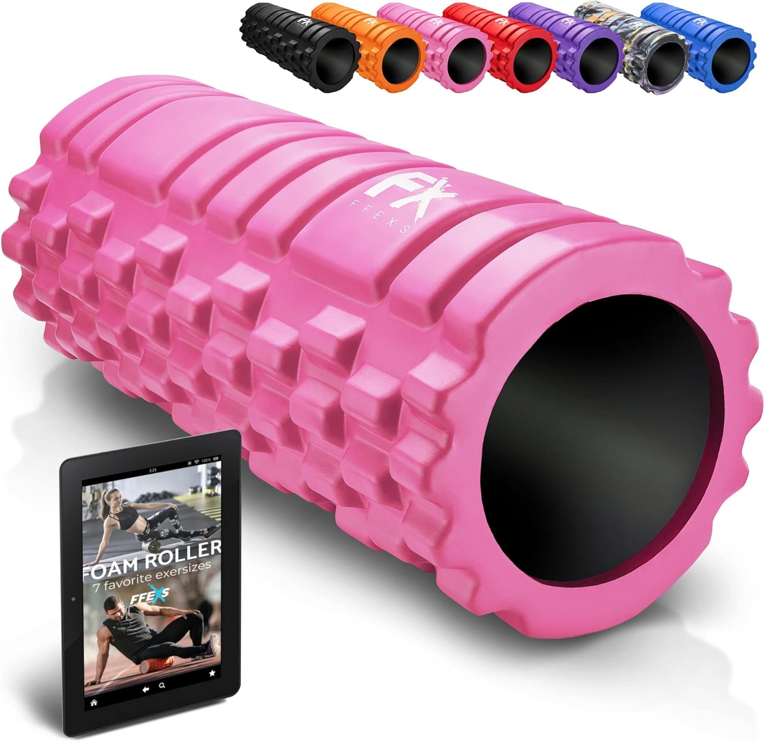 FX FFEXS Foam Roller for Deep Tissue Massage - Trigger Point Therapy